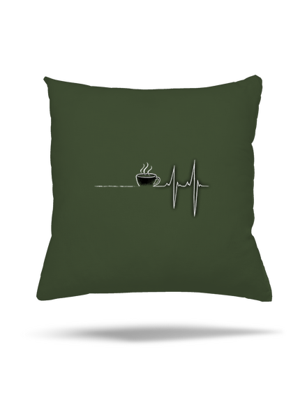 Coffee help vankúš Olive Green