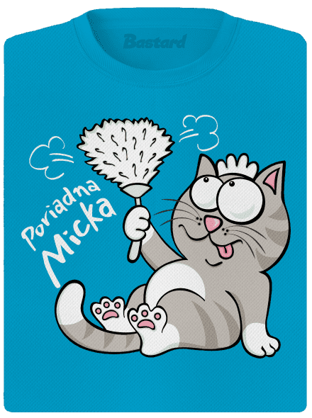 Macko a Micka dámske športové tričko Blue Atol