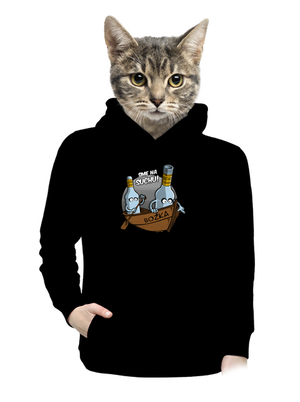 dámska mikina klokanka
