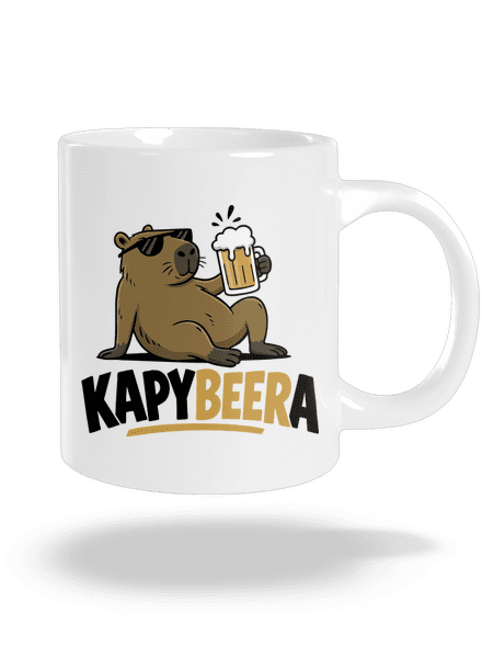 Kapybeera veľký hrnček White