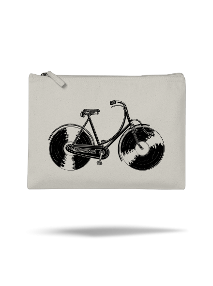 Gramofónový bicykel taštička Stracciatella