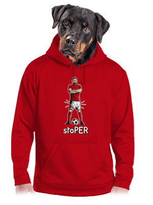 Stoper pánska mikina klokanka Red