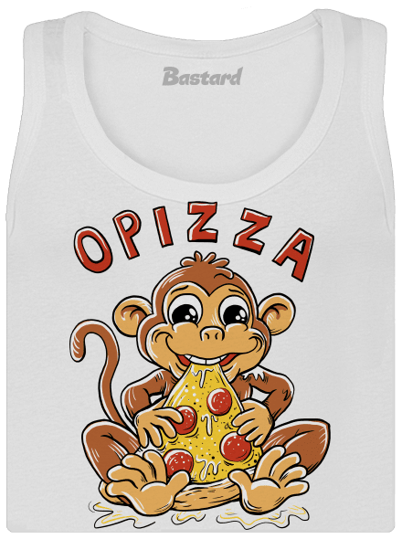 Opizza dámske tielko klasické White