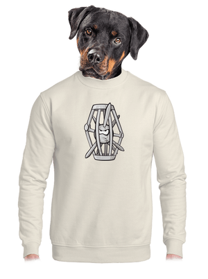 unisex mikina bez kapucne