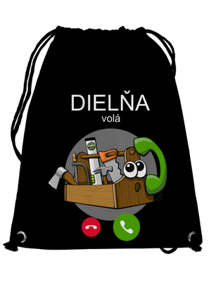 Dielňa volá vak Black