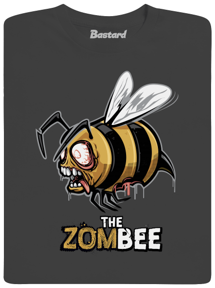 ZomBee - žltá pánske dlhý rukáv Dark Grey