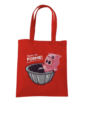 Vo forme taška Bright Red