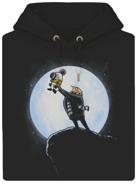Kráľ mimoňov unisex mikina premium Dark Black