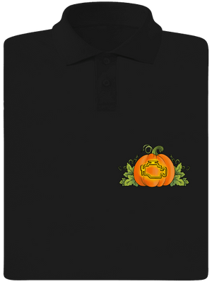 Strašidelný Halloween pánska polokošeľa Black