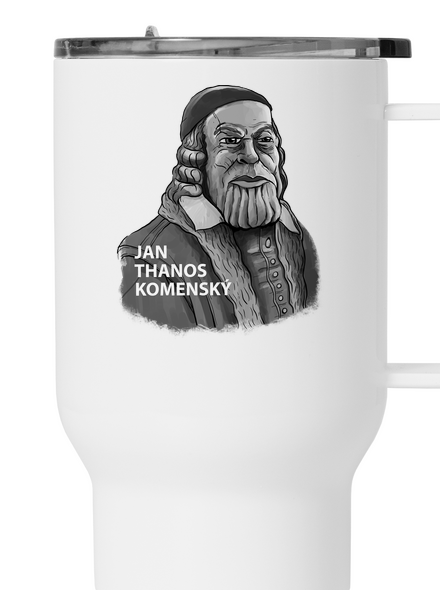 Jan Thanos Komenský termohrnček White