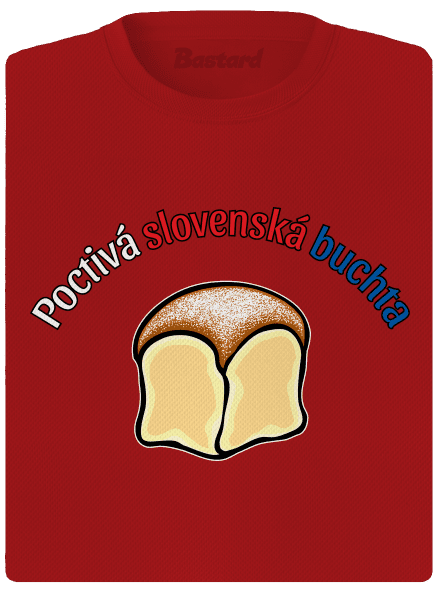 Poctivá buchta a klobása dámske športové tričko Red Mal