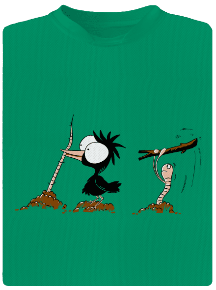 Nesprávny koniec detské športové tričko Kelly Green Mal