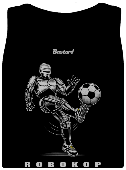 Robokop dámske tielko klasické Black