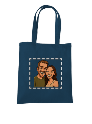 Karikatúra z vlastnej fotky taška Petrol