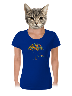 Radosť z jesene dámske tričko Royal Blue Mal