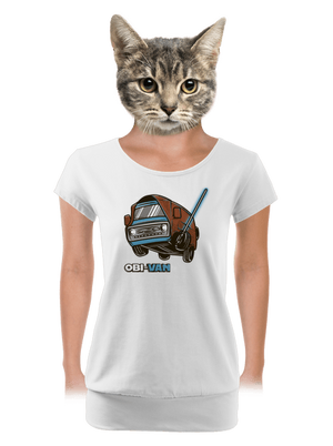 dámske tričko s lemom