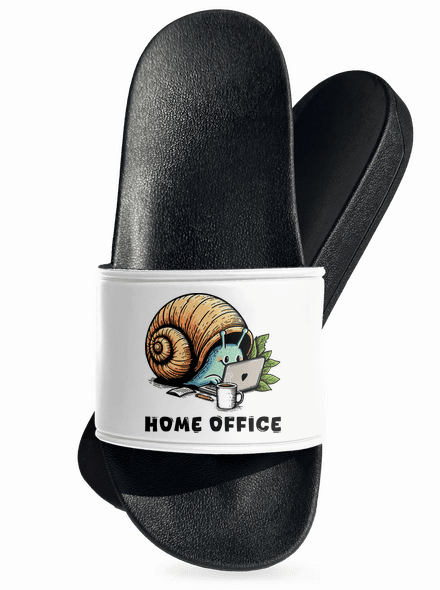 Slimákov home office šľapky White
