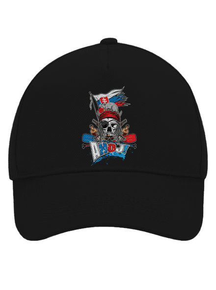 Ahoj šiltovka baseballka Black