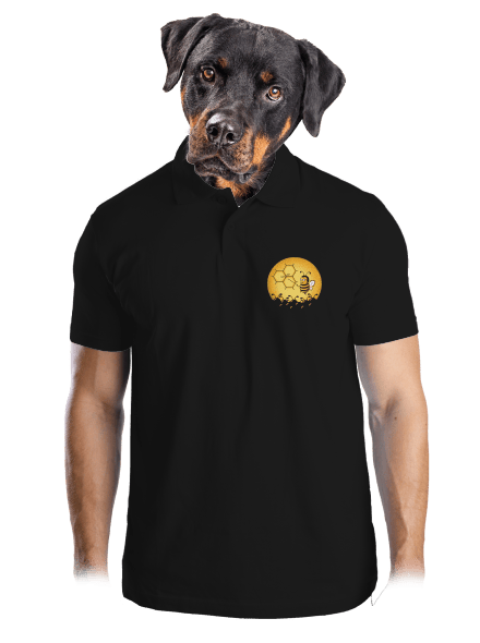 Včelí univerzita pánska polokošeľa Black