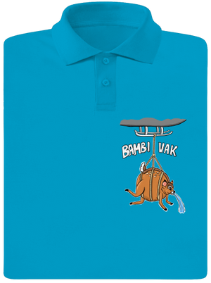 Bambi vak pánska polokošeľa Blue Atol