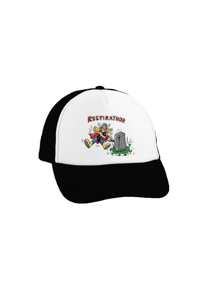 Respirathor šiltovka truckerka Black cap