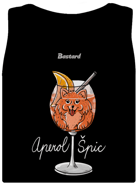 Aperol Špic dámske tielko klasické Black
