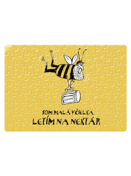 Malá včielka puzzle White