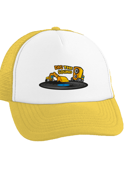 Dig the sound šiltovka truckerka Sunflower cap