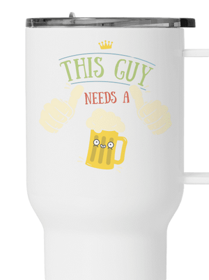 This guy needs a beer termohrnček White