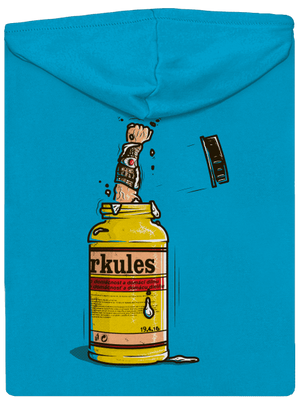 Herkules dámska mikina na zips Blue Atol