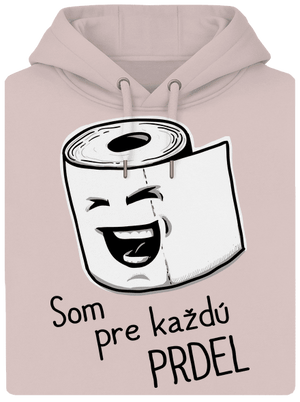 Prdel unisex mikina premium Rose Chalk