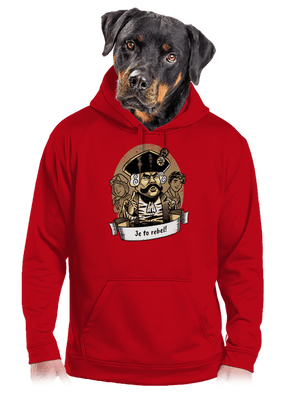 B14: S čerty nejsou žerty pánska mikina klokanka Red