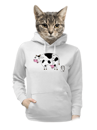 dámska mikina klokanka