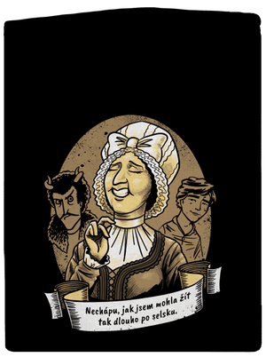 B14: Dorota Máchalová pánska mikina na zips Black