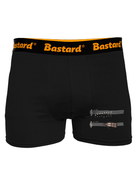 A - moll boxerky Black
