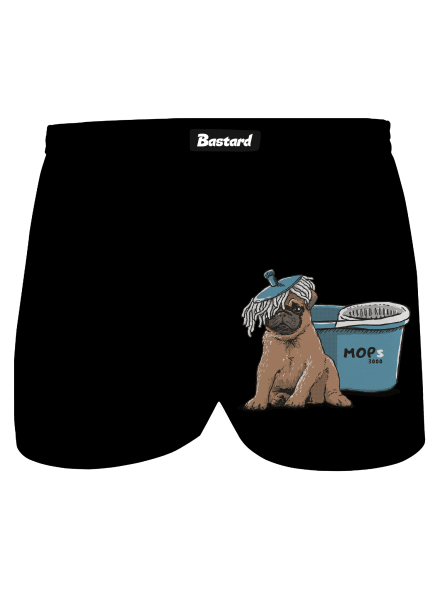 Mops pánske trenky Black