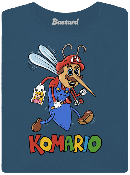 Komario dámske tričko prémium Petrol Blue
