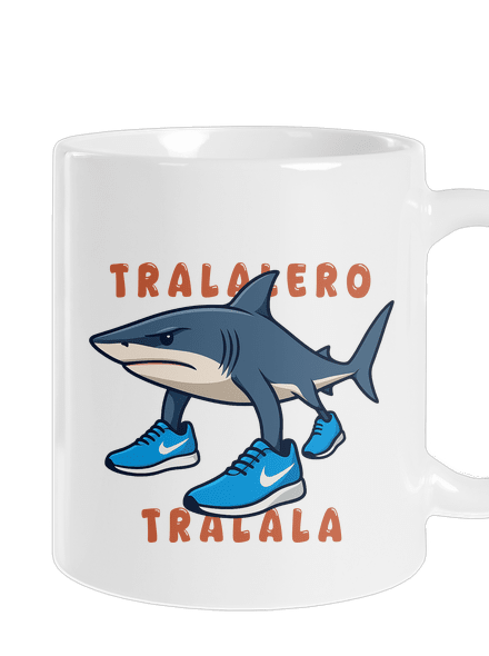 Tralalero Tralala – Italian Brainrot klasický hrnček White