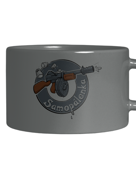 Samopálenka hrnček makronka Grey Macaron