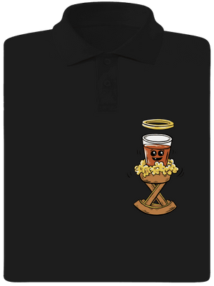 Panáčik v jasličkách pánska polokošeľa Black