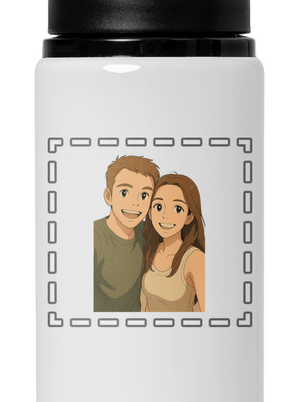 Ghibli efekt z vlastnej fotky flaša na vodu White