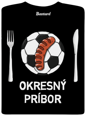 Okresný príbor pánske dlhý rukáv Black