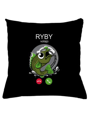 Ryby volají vankúš Black