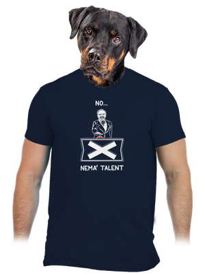 Cimrman: Nemá talent pánske tričko Navy