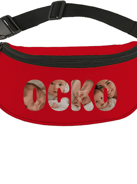 Nápis ocko z vlastných fotiek ľadvinka Red