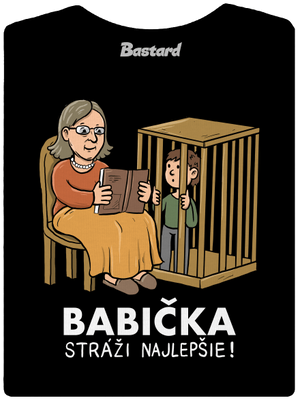 Babička stráži najlepšie dámske tričko Black