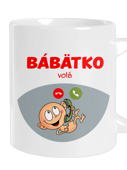 Bábätko volá veľký hrnček White