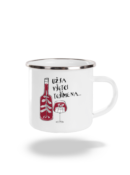 Vianoce vo víne plecháčik White