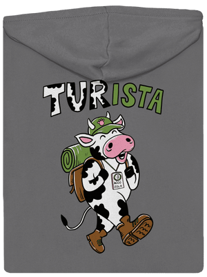 Tur na cestách dámska mikina na zips Steel Gray