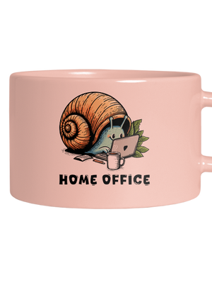 Slimákov home office hrnček makronka Pink Macaron